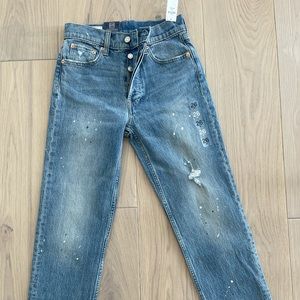 Straight High Rise Jeans